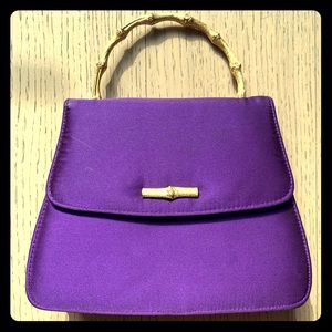 Purple handbag